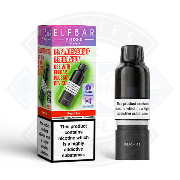 ELFBAR PLUS REFILL PACK 1PC - Peach Ice