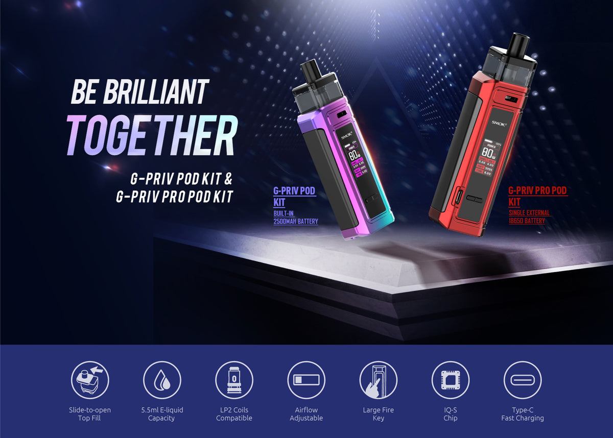 G-PRIV POD KIT & G-PRIV PRO POD KIT