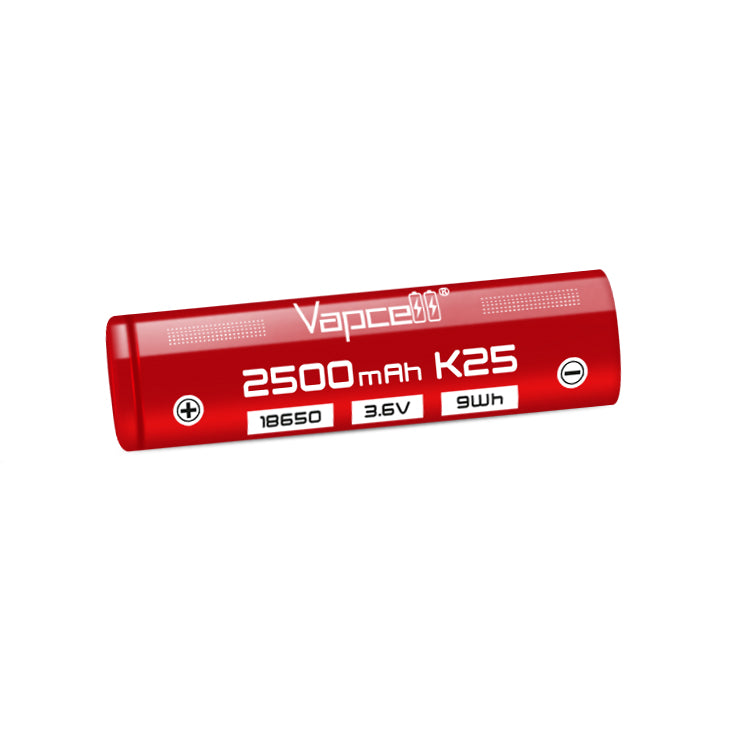 Vapcell K25 18650 Battery 2500mAh