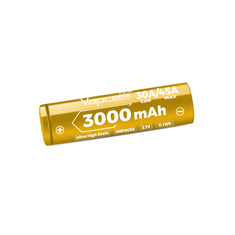 Vapcell U30 18650 3000mAh 30A/45A Battery
