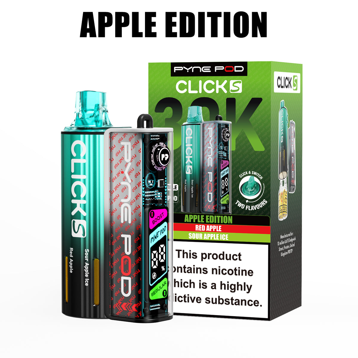 Pyne Pod Click S 30K Prefilled Vape Kit