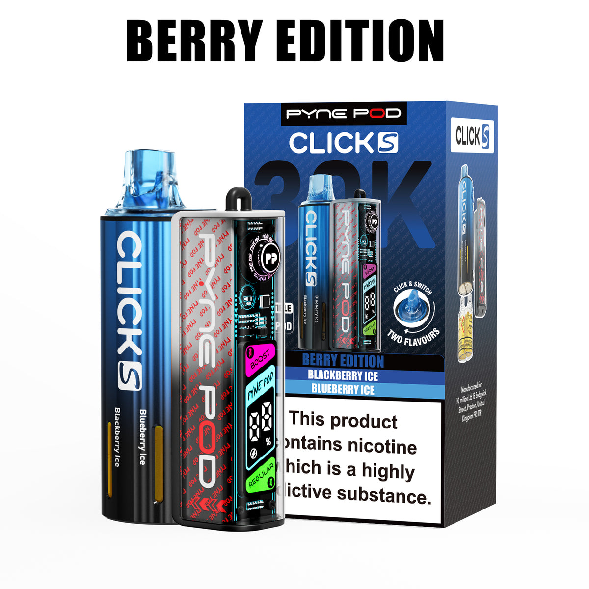 Pyne Pod Click S 30K Prefilled Vape Kit
