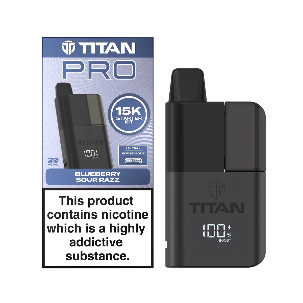 Titan Pro 15K Prefilled Vape Kit