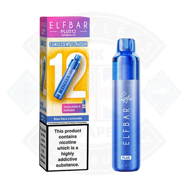 ELFBAR PLUS 12 PREFILLED VAPE KIT - Blue Razz Lemonade
