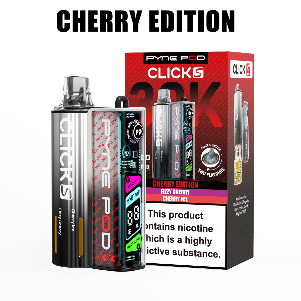 Pyne Pod Click S 30K Prefilled Vape Kit