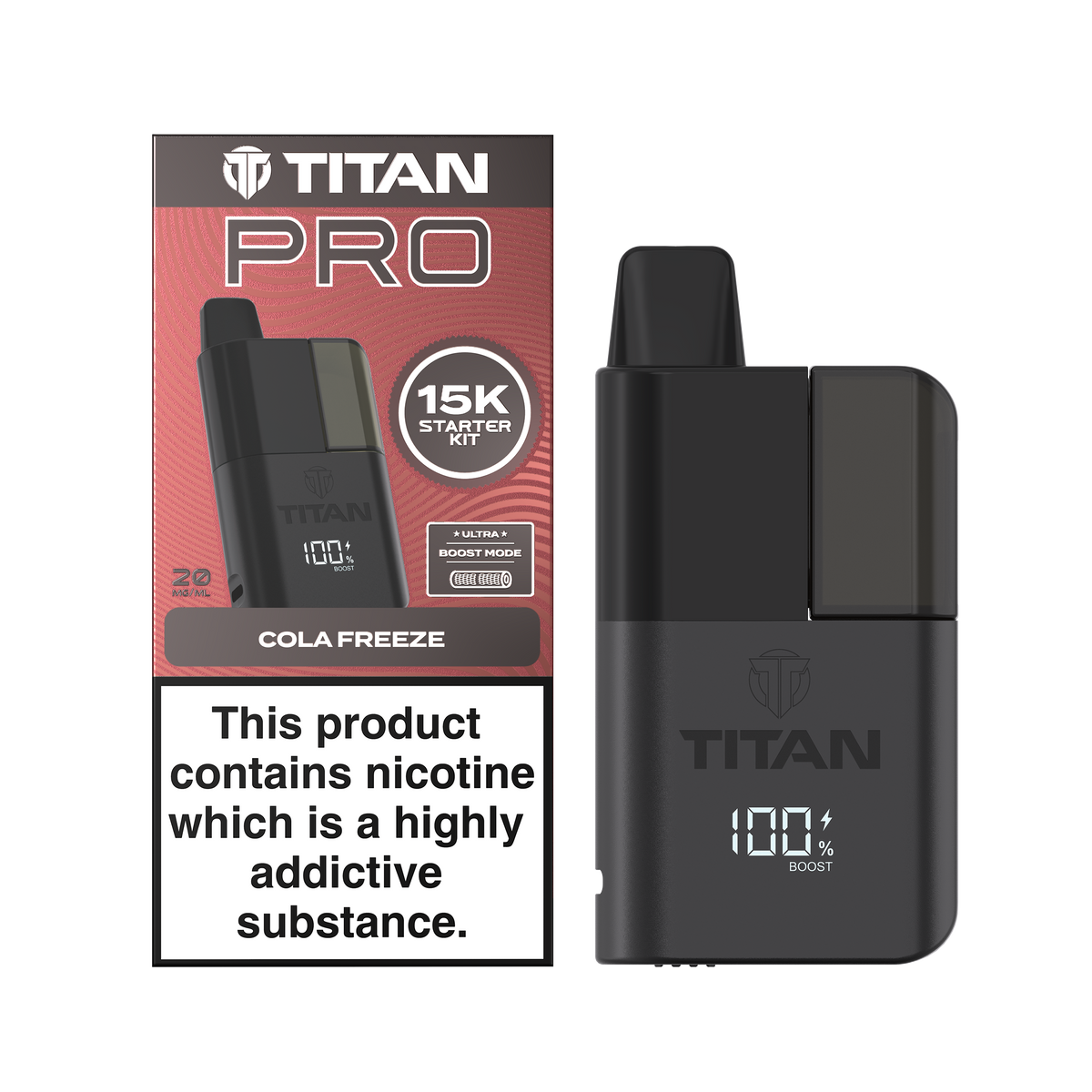 Titan Pro 15K Prefilled Vape Kit