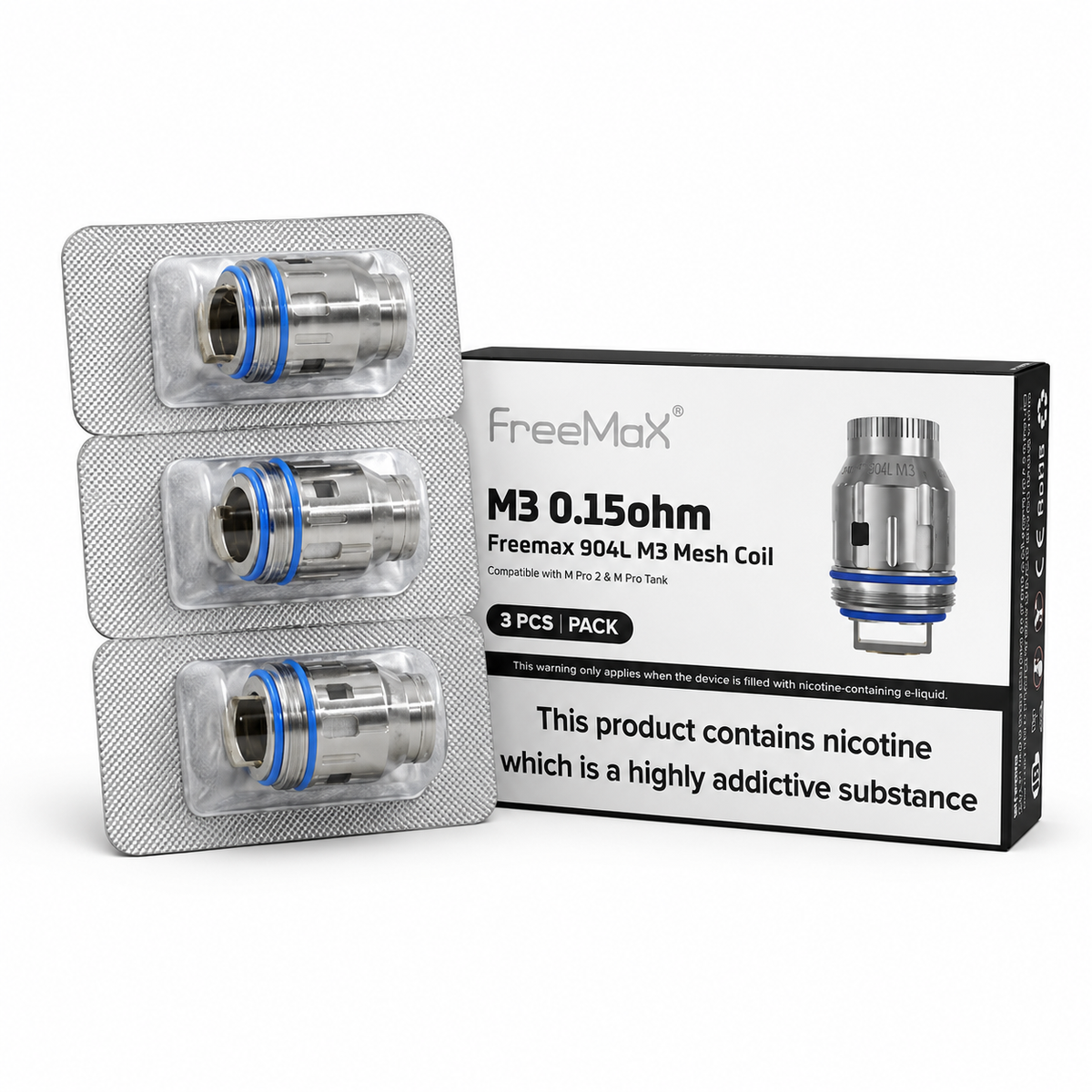 FREEMAX MESH COIL 3PCS/PACK (M PRO )