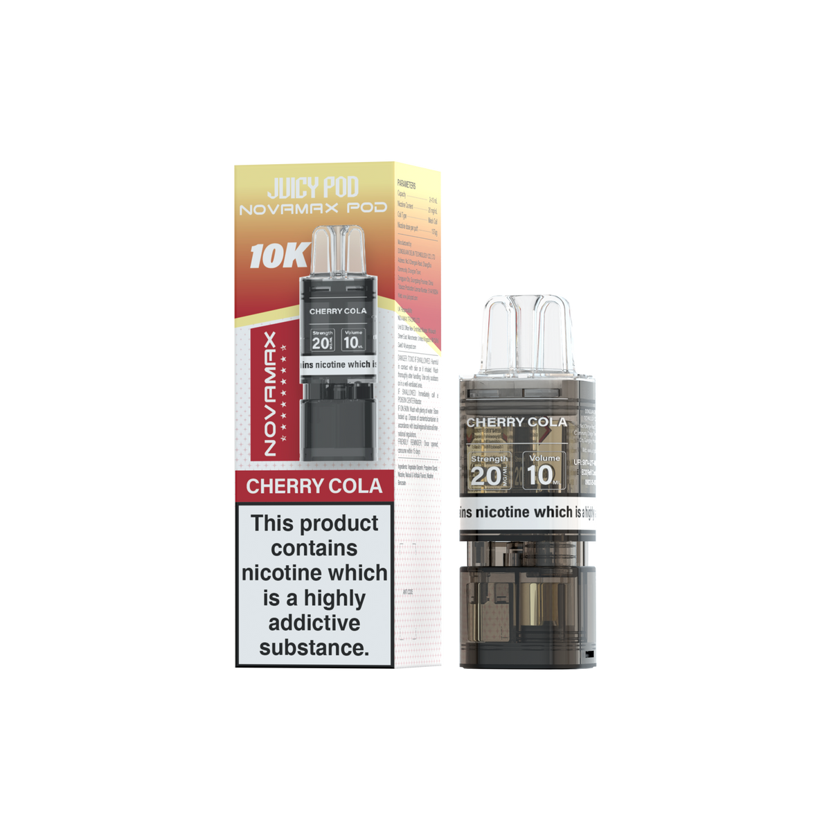Juicy Pod NOVAMAX 10K Prefilled Pod