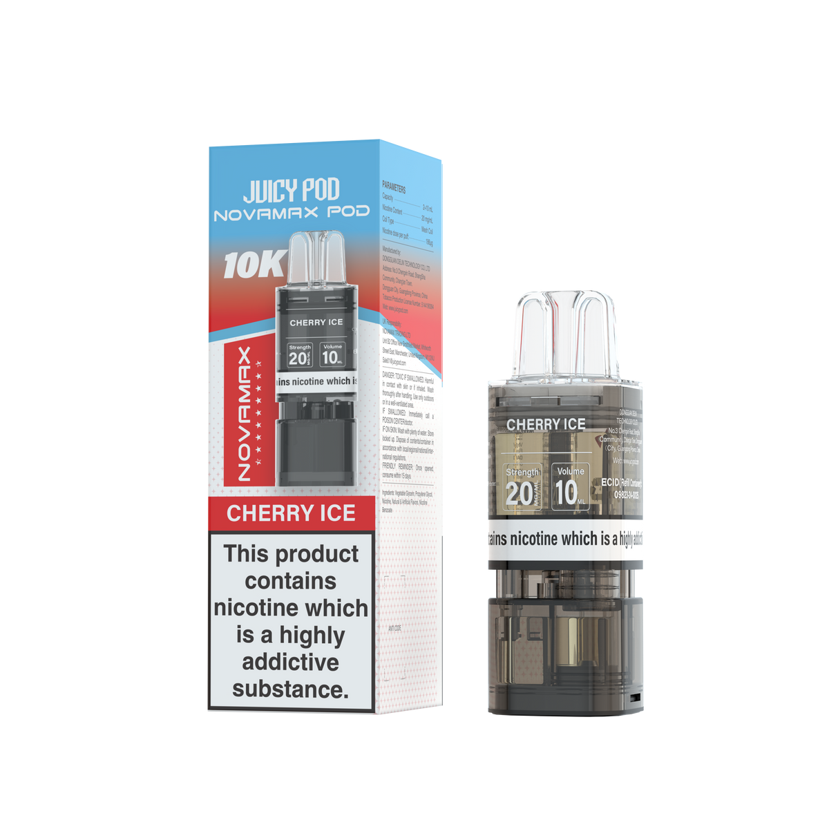 Juicy Pod NOVAMAX 10K Prefilled Pod