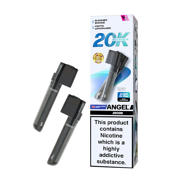 Vapes Bars Angel 20K Prefilled Vape Pods + Refill Container