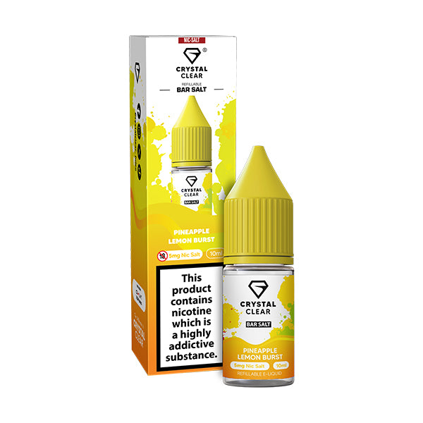 Crystal Clear Bar (5mg) Nic Salts 10ml