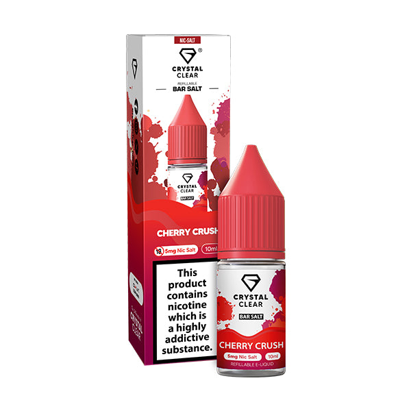 Crystal Clear Bar (5mg) Nic Salts 10ml