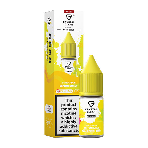 Crystal Clear Bar (10mg) Nic Salts 10ml