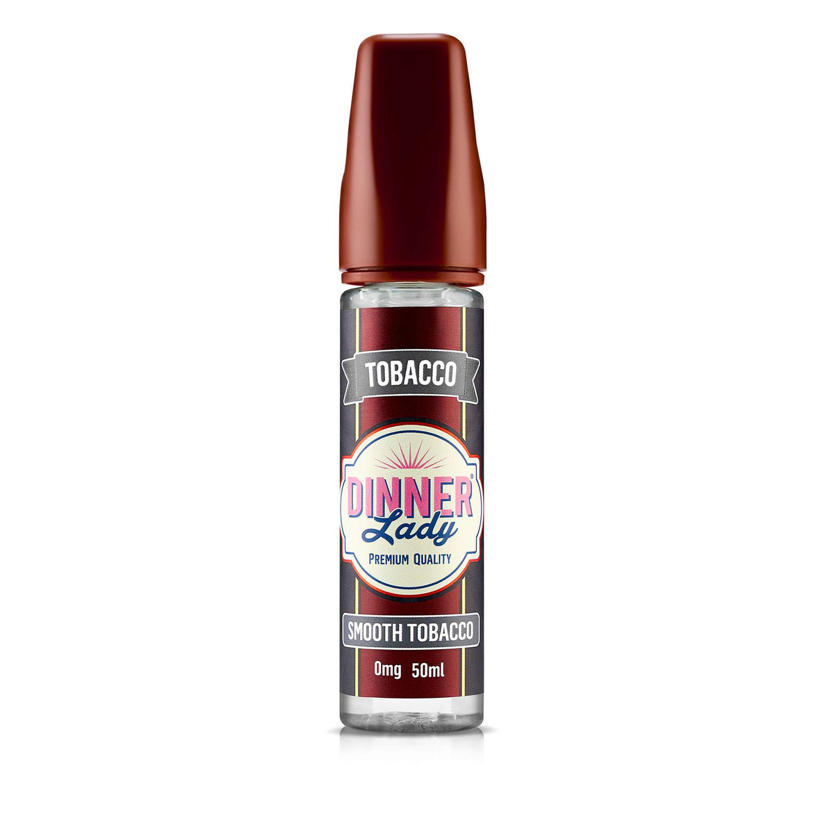 DINNER LADY TOBACCO - SMOOTH TOBACCO 0MG 50ML SHORTFILL