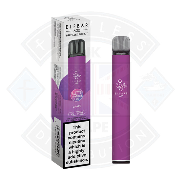 ELF BAR 600 PREFILLED KIT 20MG - Grape