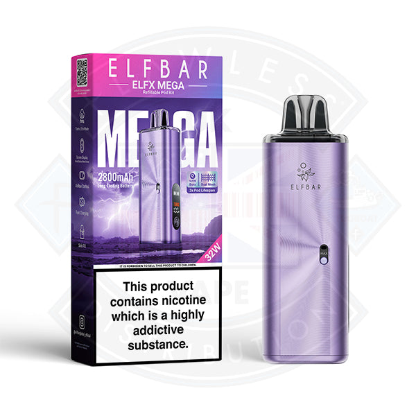 ELFBAR ELFX MEGA VAPE KIT - Purple