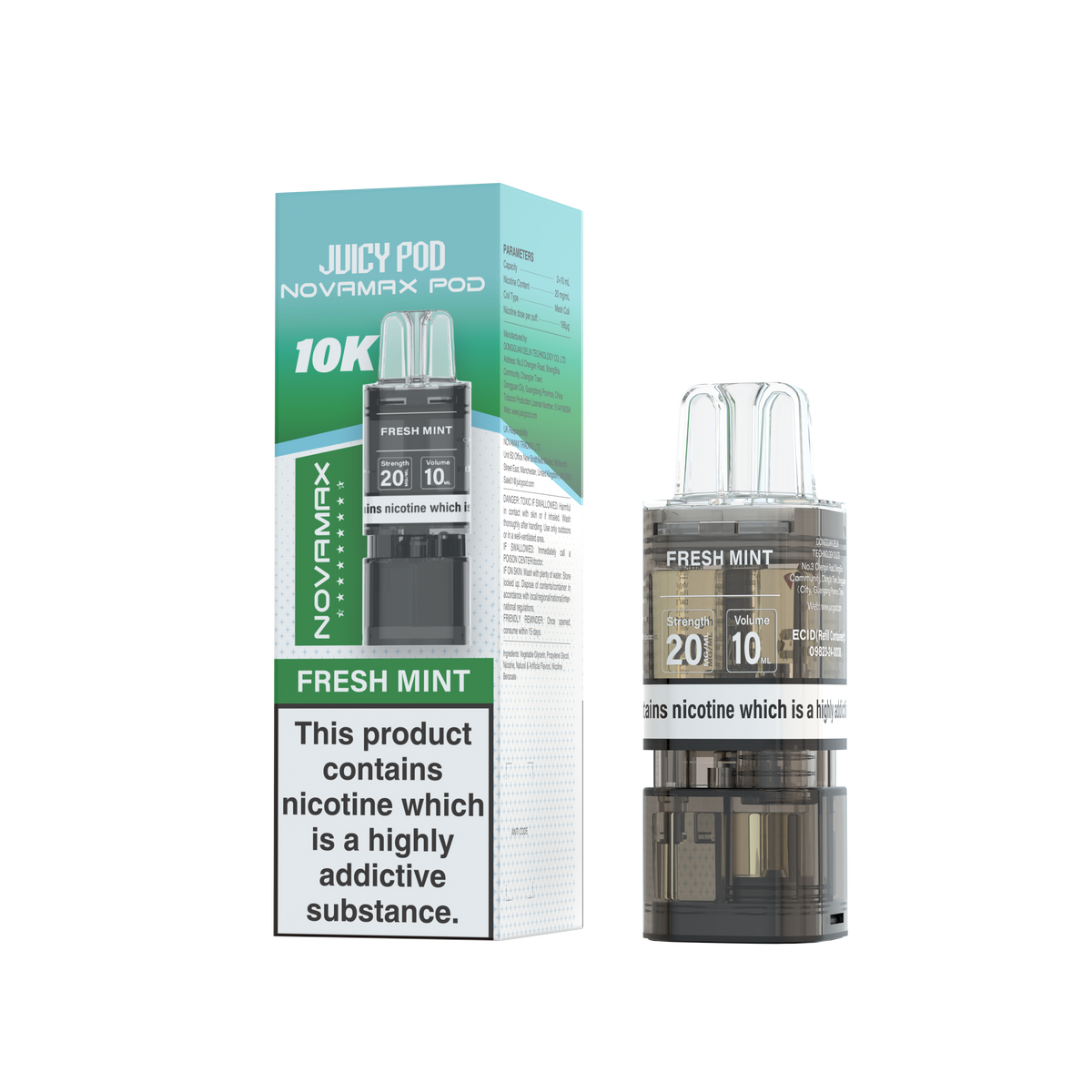 Juicy Pod NOVAMAX 10K Prefilled Pod