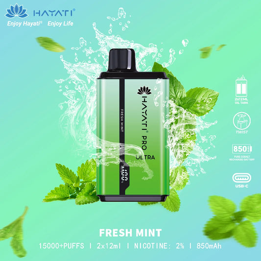 Hayati® Pro Ultra 15000 Puffs