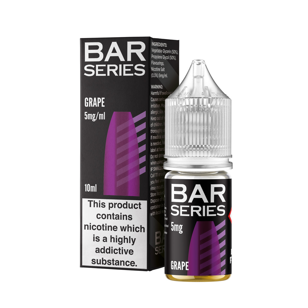 Bar Series Nic Salt 10ml (5mg)