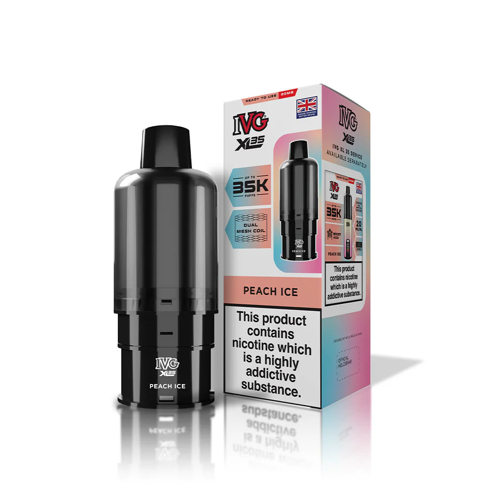 IVG XL35 Peach Ice Refill Pod