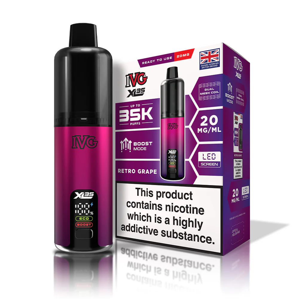 IVG XL35 Retro Grape Starter Kit