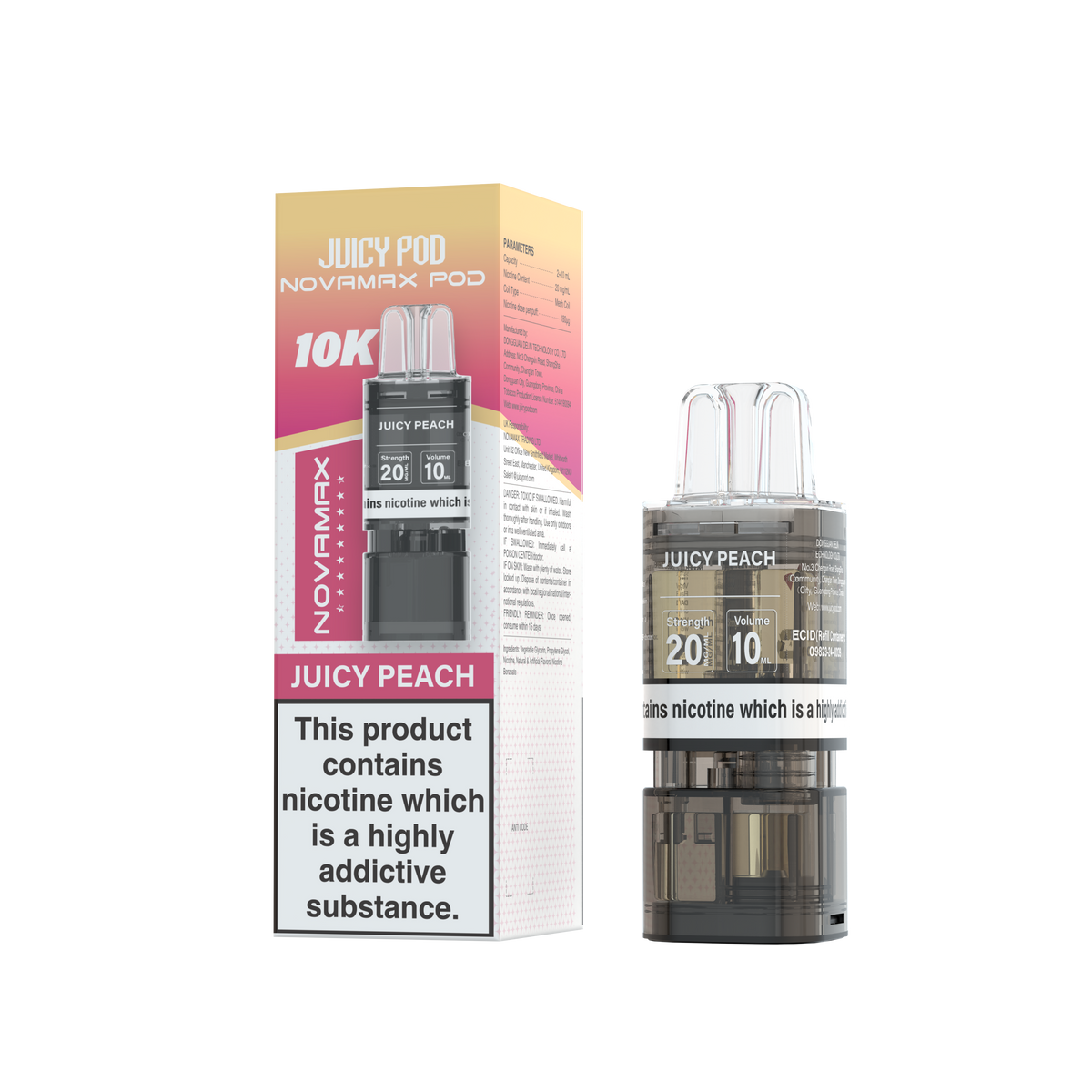 Juicy Pod NOVAMAX 10K Prefilled Pod