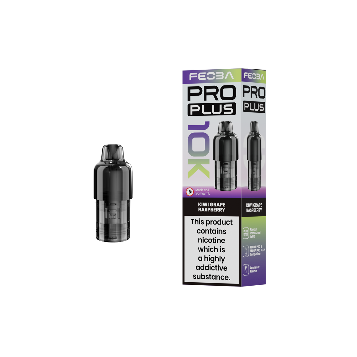 Feoba Pro Plus 10K Prefilled Pod 20mg