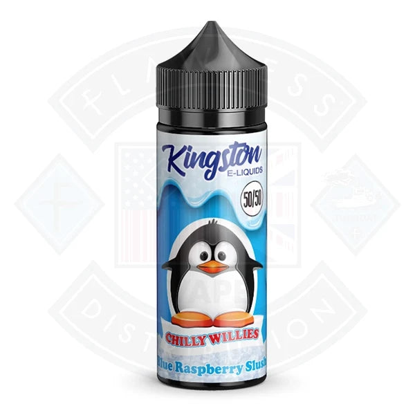 Kingston Chilly Willies - Blue Raspberry Slush 0mg 100ml 50/50 Shortfill