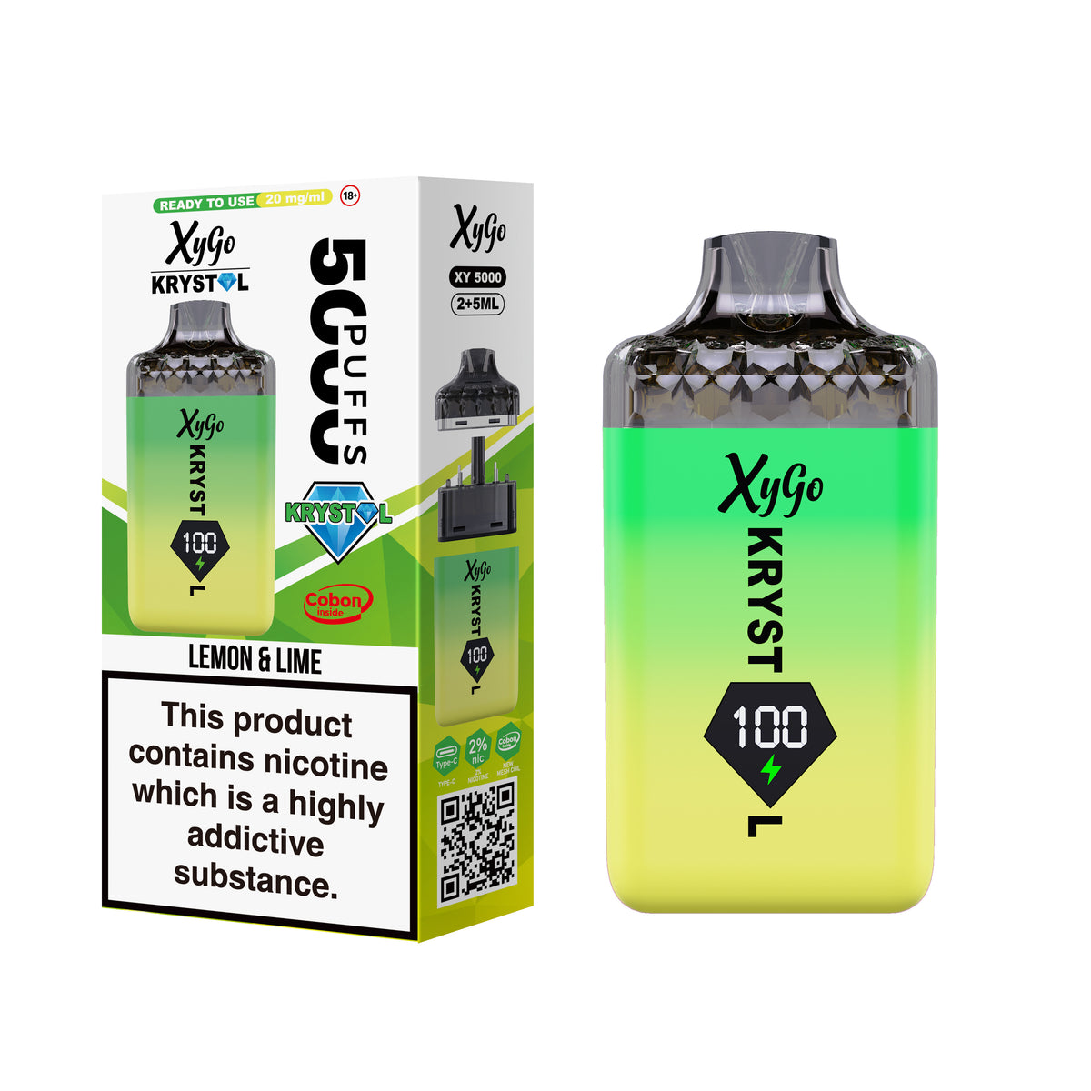 XYGO 5000 Krystal Prefilled Vape Kit