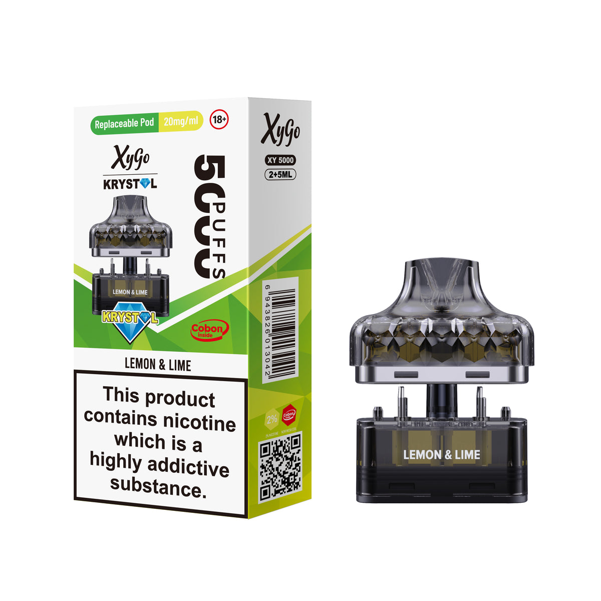 XYGO 5000 Krystal Prefilled Pod