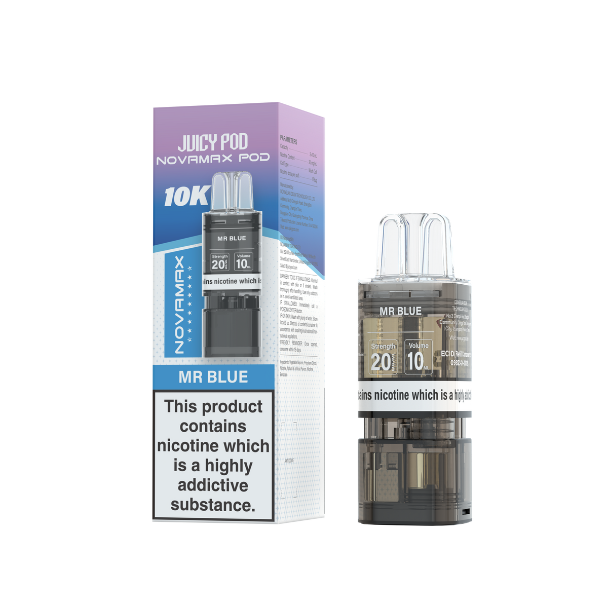 Juicy Pod NOVAMAX 10K Prefilled Pod