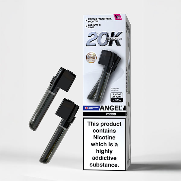 Vapes Bars Angel 20K Prefilled Vape Pods + Refill Container