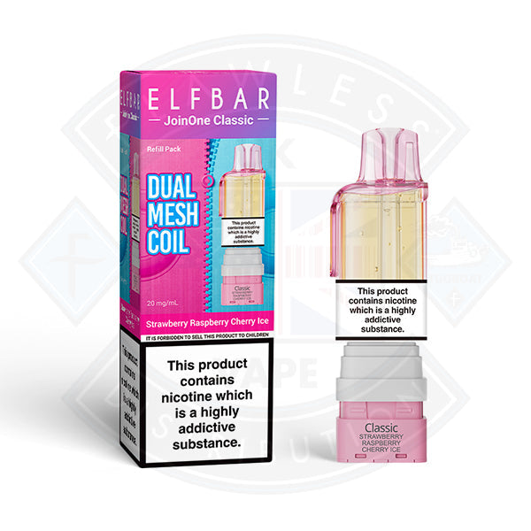 ELF BAR JOIN ONE CLASSIC PREFILLED PODS - Strawberry Raspberry Cherry Ice