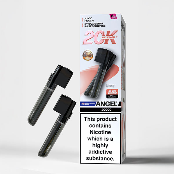 Vapes Bars Angel 20K Prefilled Vape Pods + Refill Container