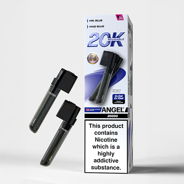 Vapes Bars Angel 20K Prefilled Vape Pods + Refill Container