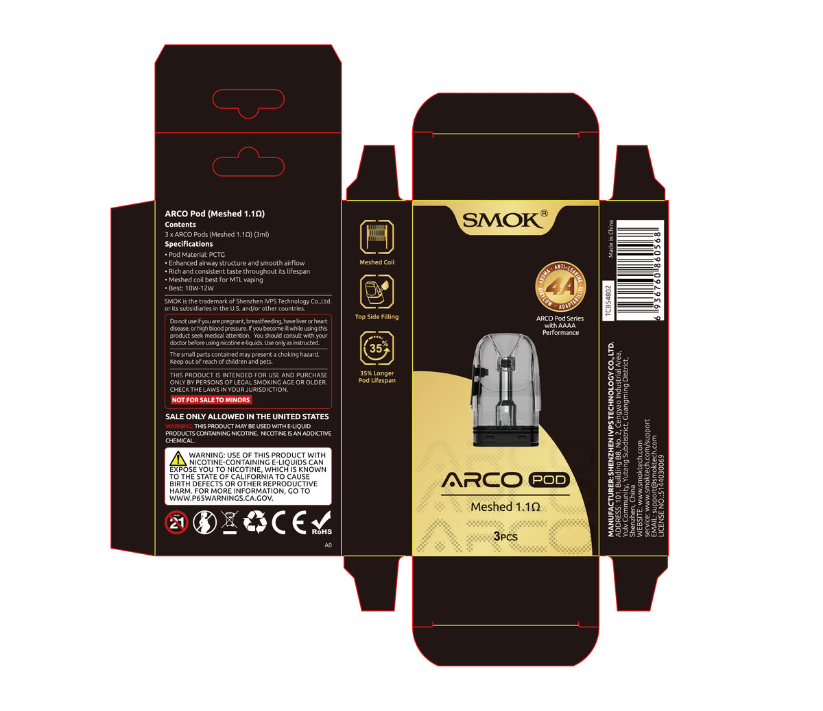 Smok Arco Digi Pod Vape Kit