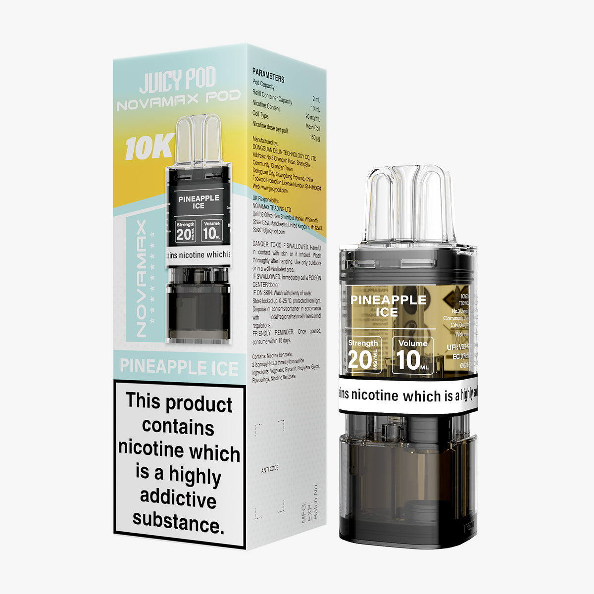 Juicy Pod NOVAMAX 10K Prefilled Pod