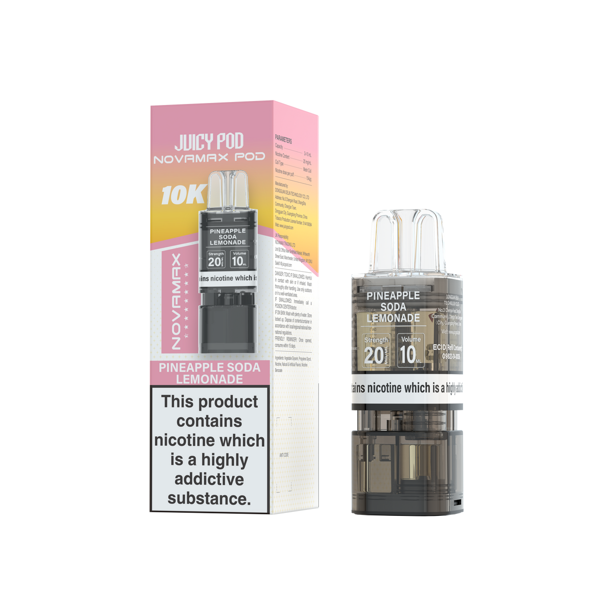 Juicy Pod NOVAMAX 10K Prefilled Pod