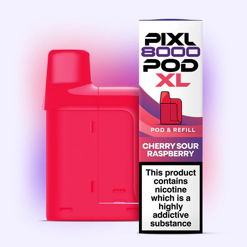 Pixl 8000 Pod Cherry Sour Raspberry