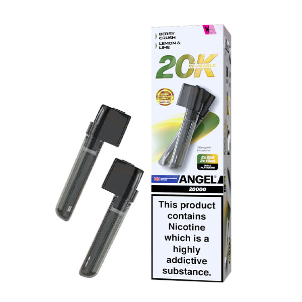 Vapes Bars Angel 20K Prefilled Vape Pods + Refill Container