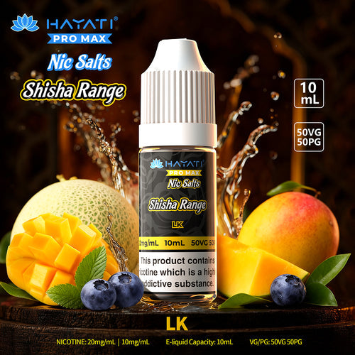 Hayati NIC Salts Shisha Range