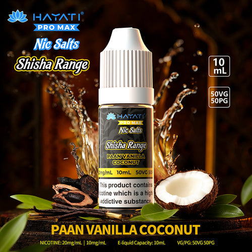 Hayati NIC Salts Shisha Range