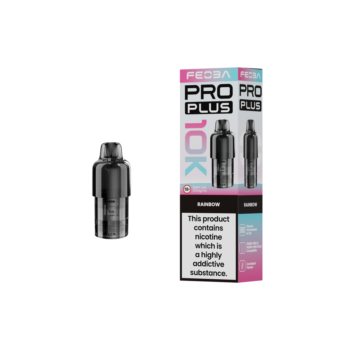 Feoba Pro Plus 10K Prefilled Pod 20mg