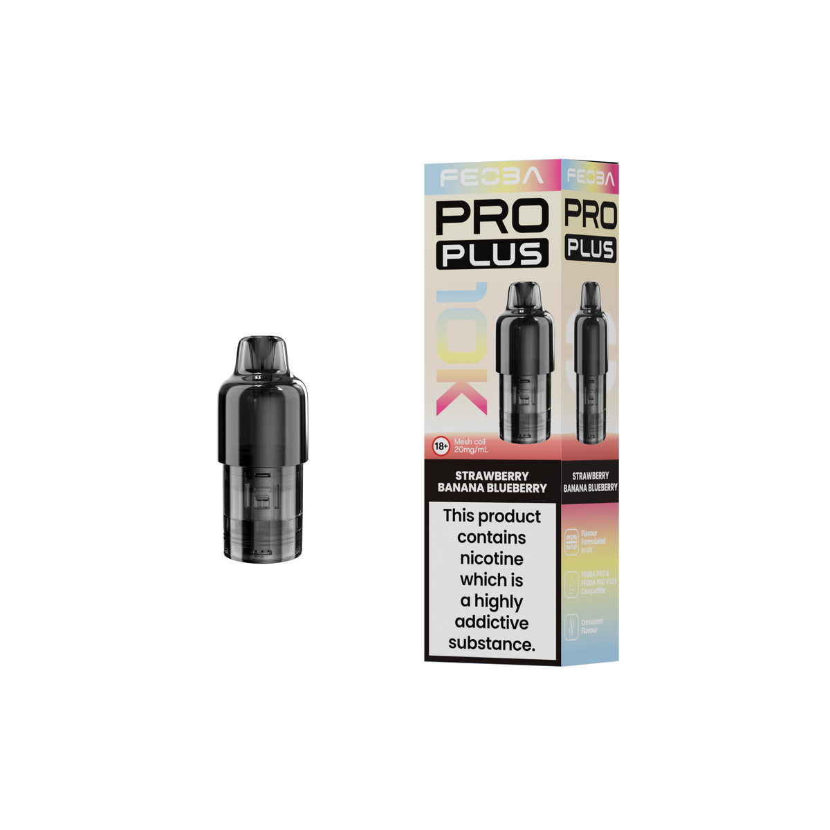 Feoba Pro Plus 10K Prefilled Pod 20mg