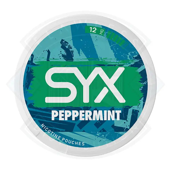 SYX Peppermint 12mg nicotine pouch