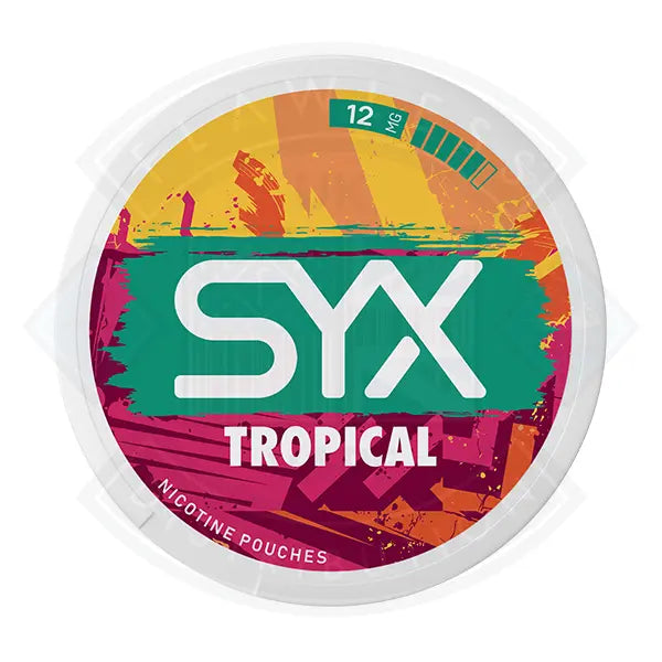 SYX Tropical 12mg nicotine pouch
