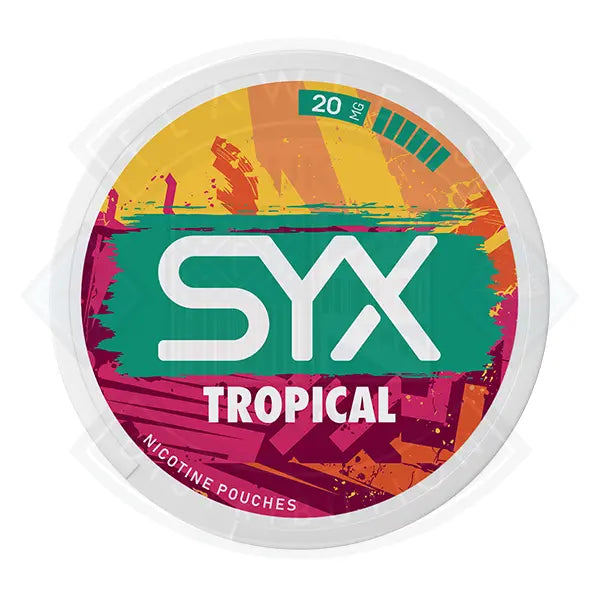 SYX Tropical 20mg nicotine pouch