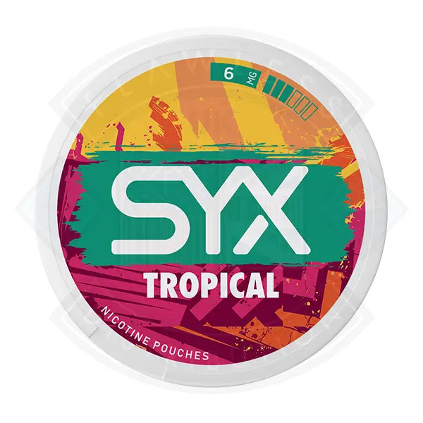 SYX Tropical 6mg nicotine pouch