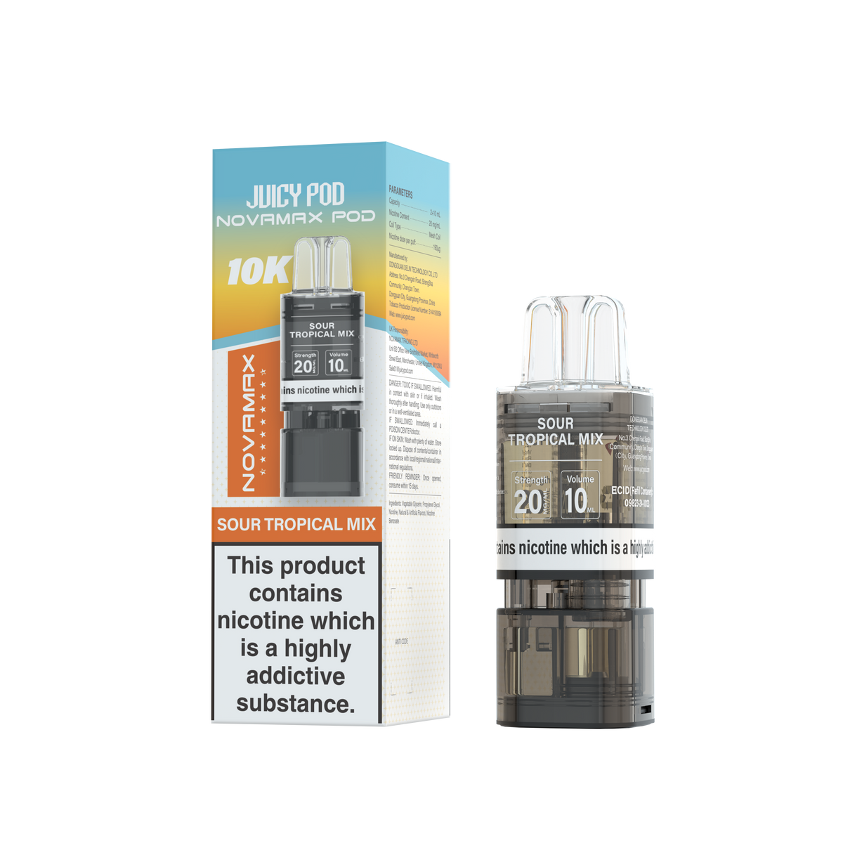 Juicy Pod NOVAMAX 10K Prefilled Pod