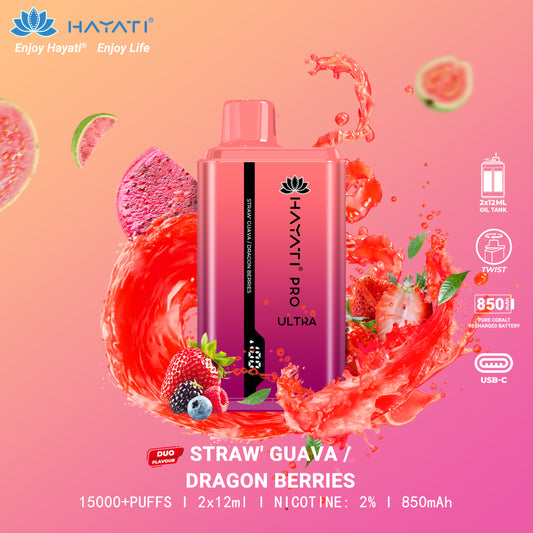 Hayati® Pro Ultra 15000 Puffs